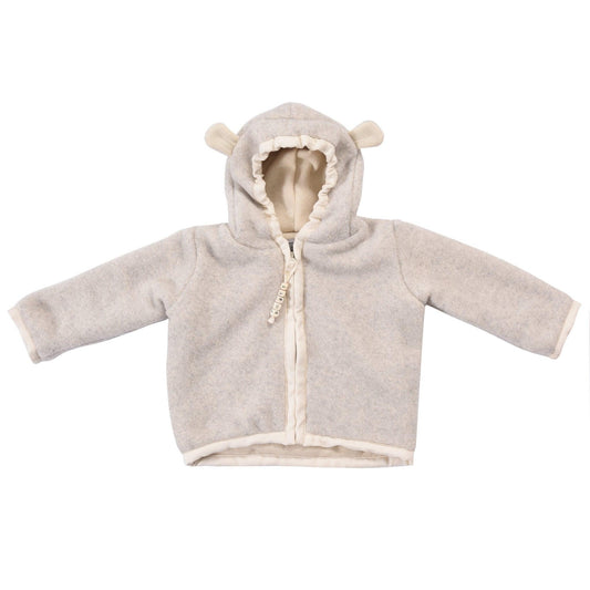 Baby/Kid Virgin Wool Jacket - Grey-1