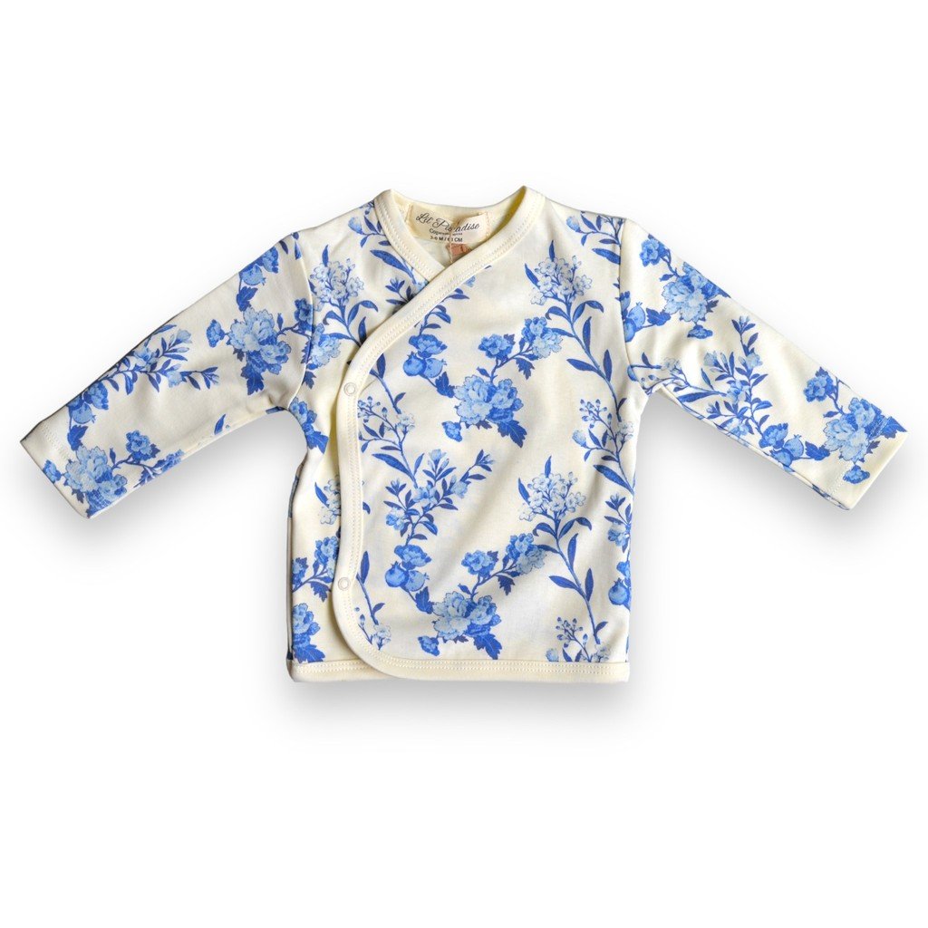 Organic Bloom Wrap Blouse-0