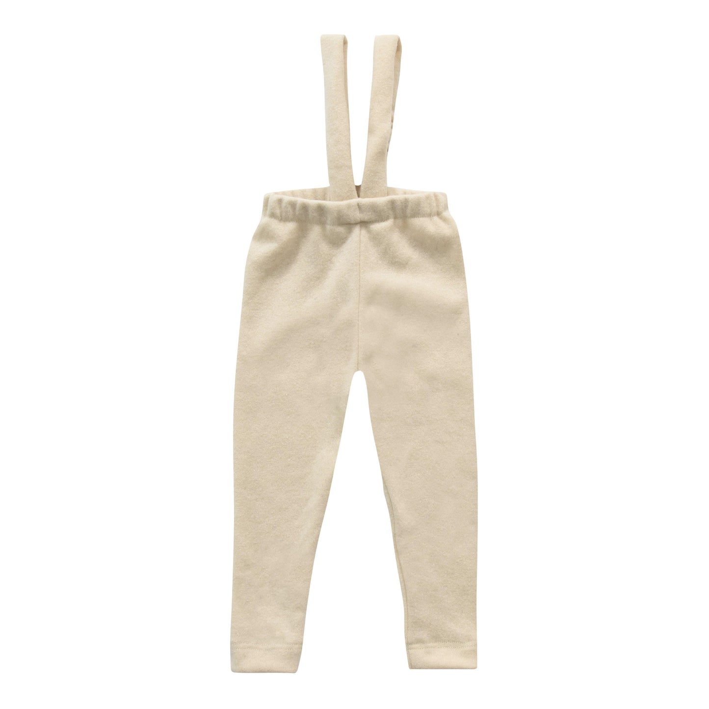 Woolen Pants with Suspenders - Cream-1
