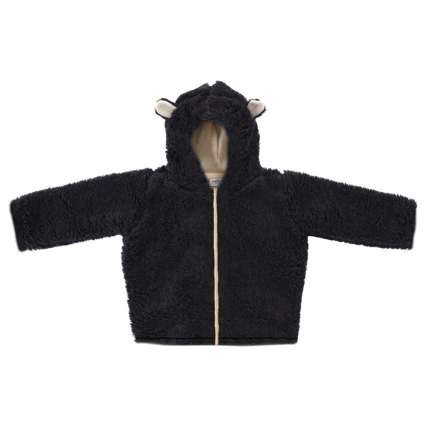 Baby/Kid Virgin Wool Jacket - Charcoal-1