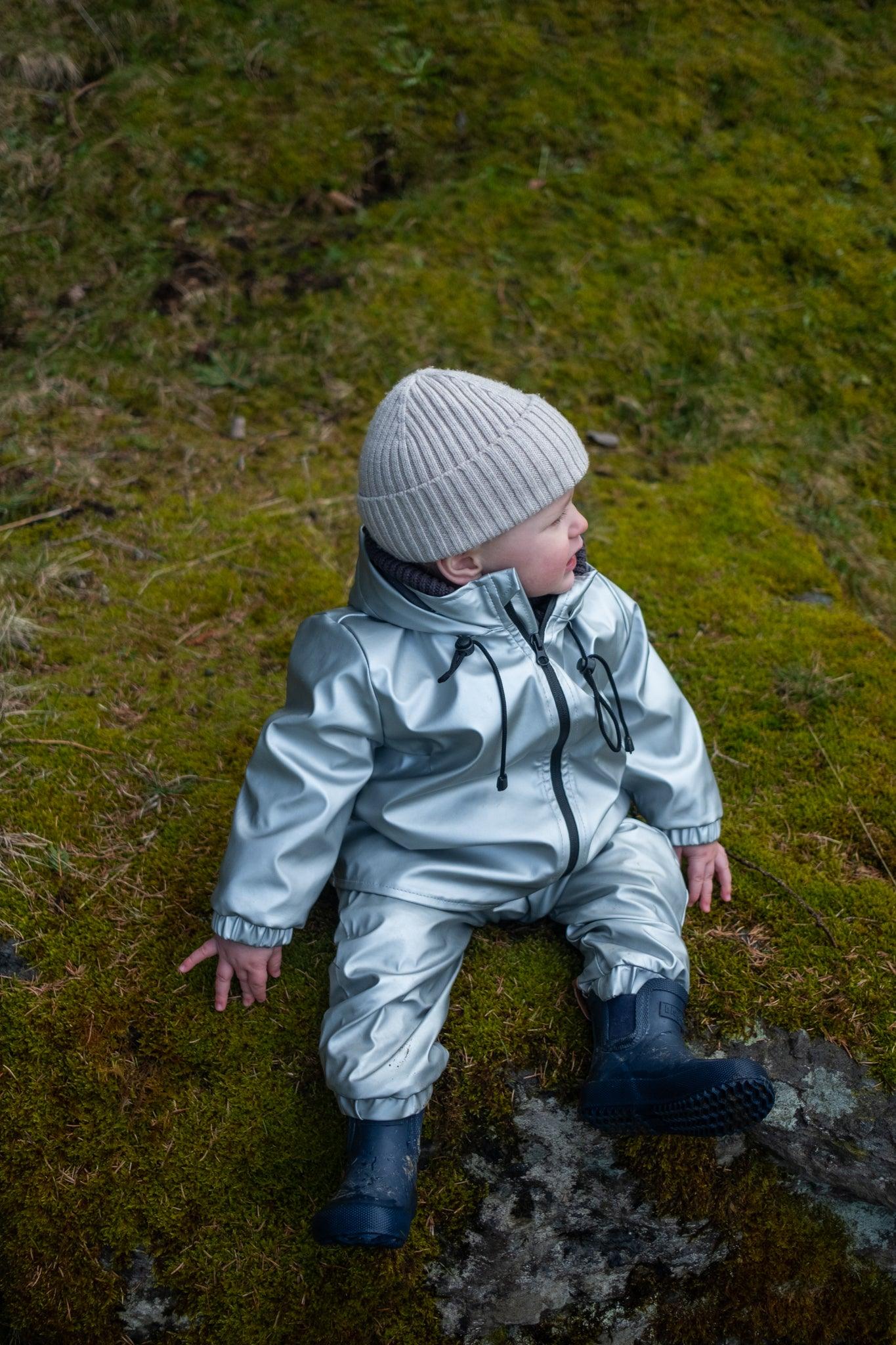 Waterproof Baby/Kid Clothing Set - Silver-3