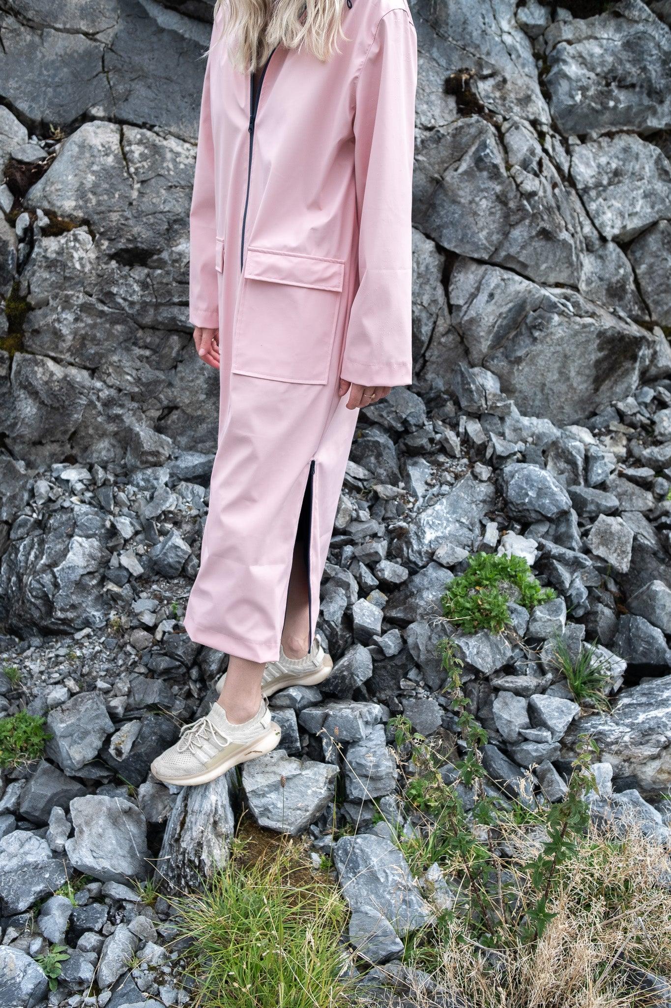 Waterproof Coat with Wool - Rosa-1