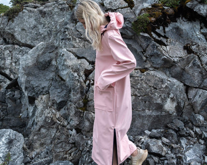 Waterproof Coat with Wool - Rosa-3