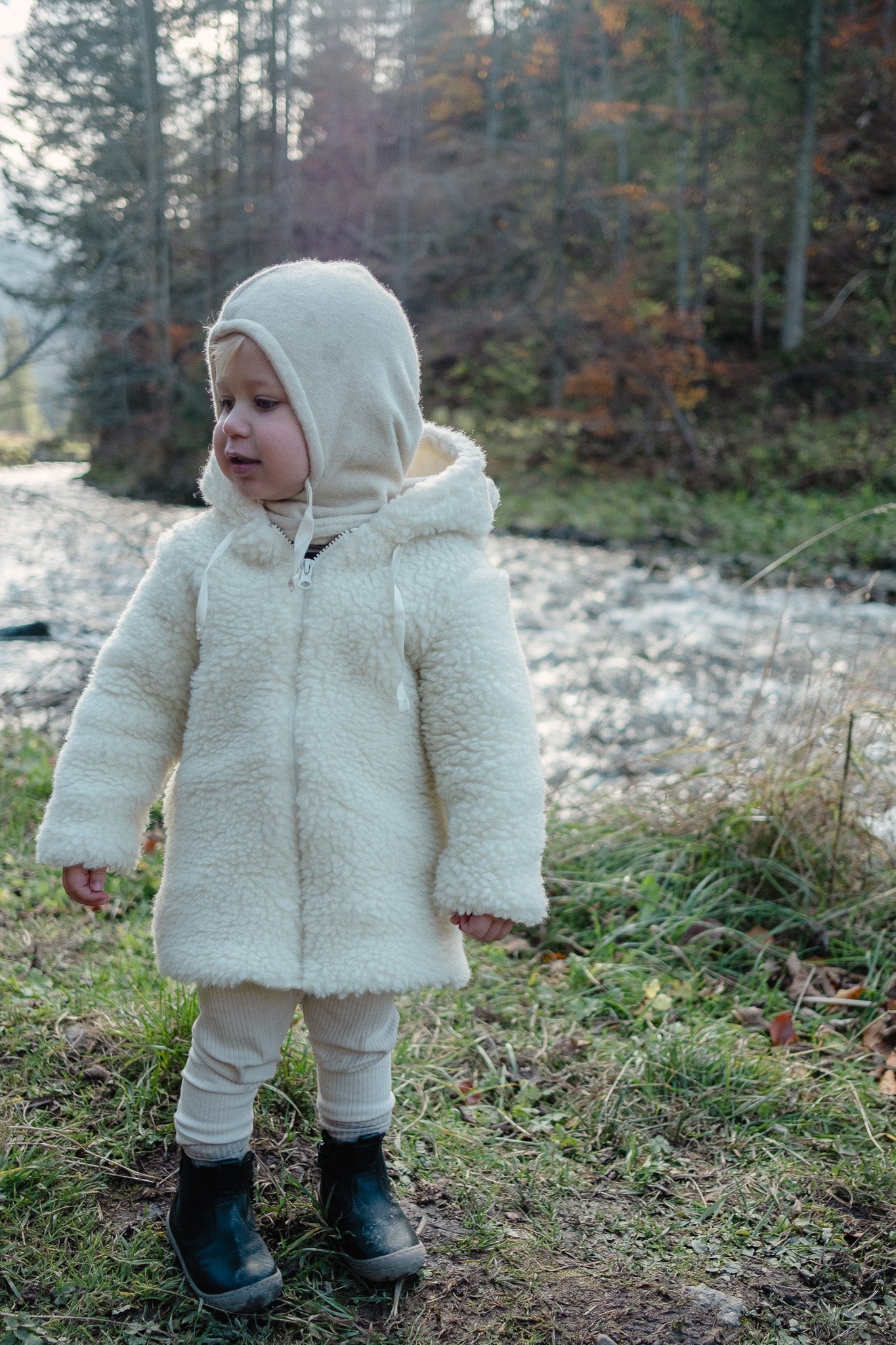 Woolen Balaclava - White-0