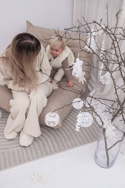 “Mama & Me” Woolen Teddy Slipper Gift Set-2