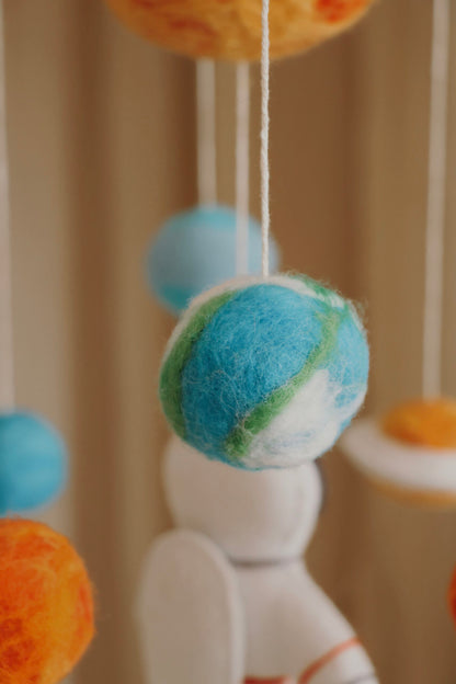 Handmade Astronaut Baby Mobile