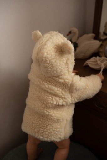 Baby/Kid Virgin Wool Jacket - White