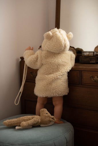 Baby/Kid Virgin Wool Jacket - White