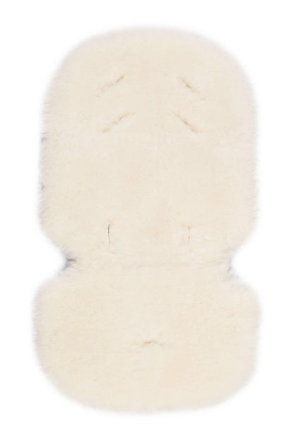 Ivory Natural Sheepskin Stroller Liner-1