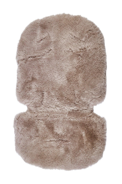 Greige Natural Sheepskin Stroller Liner-1