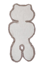 Greige Natural Sheepskin Car Seat / Stroller Liner-1