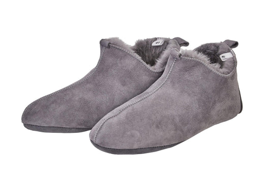 Adult Natural Sheepskin Boots - Grey-0
