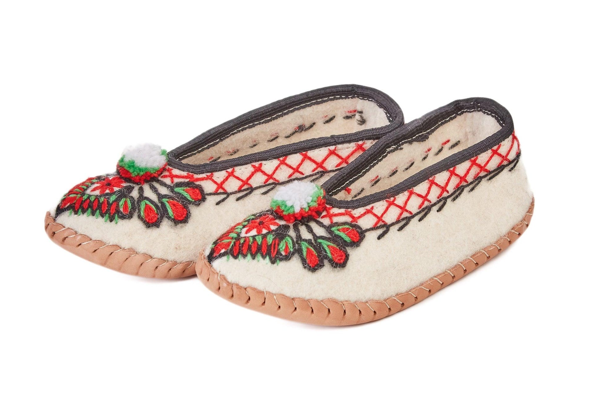 Baby Woolen Slippers (felt)-1