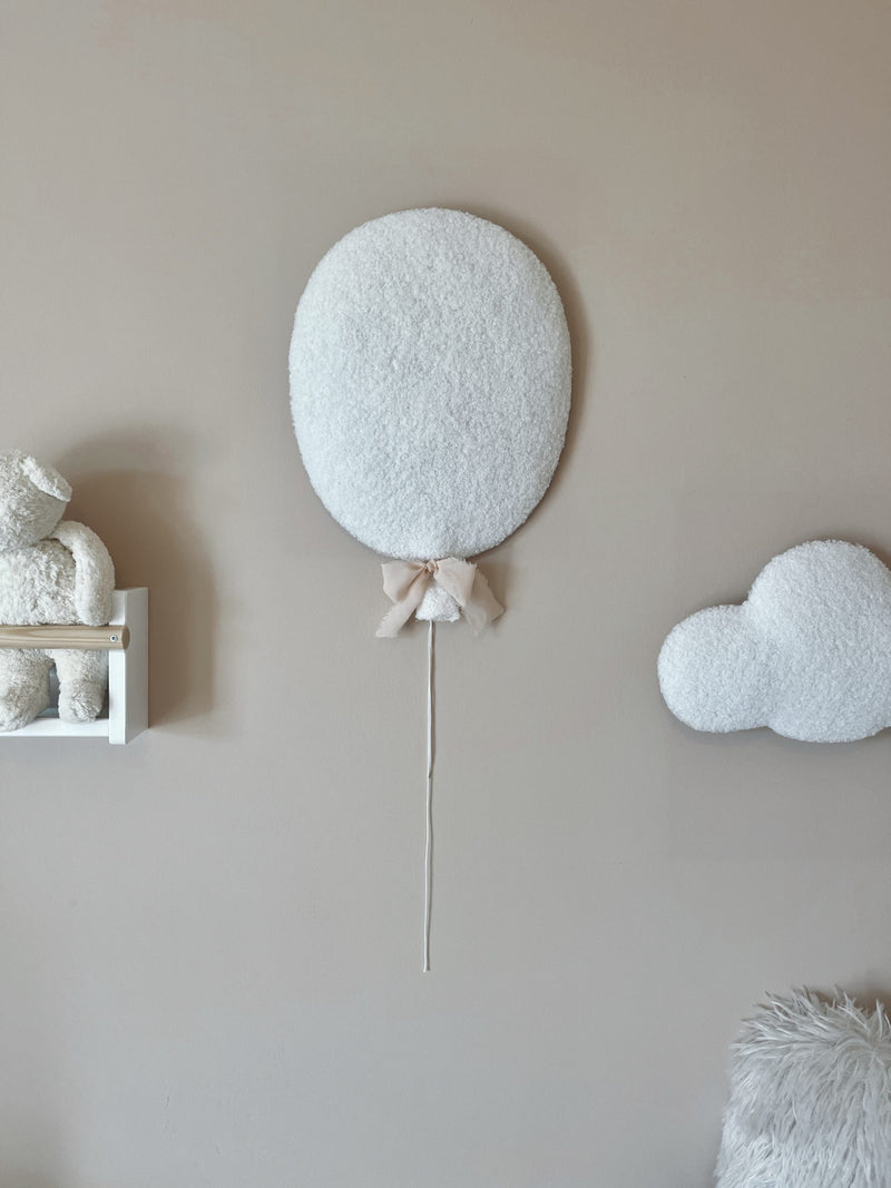 bouclé balloon lamp