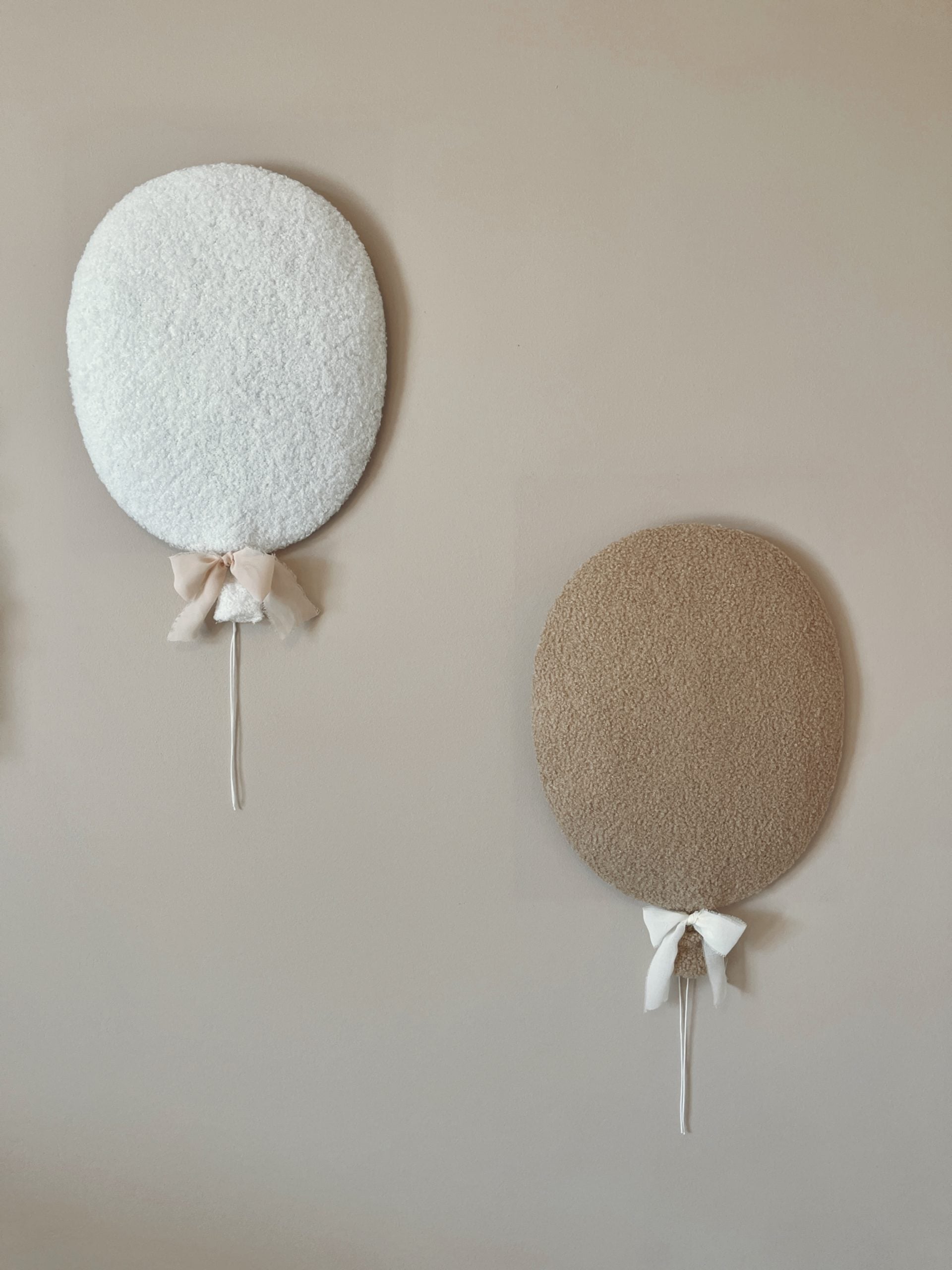 bouclé balloon lamp