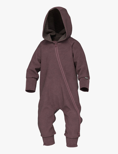 Merino wool baby romper MAJOR