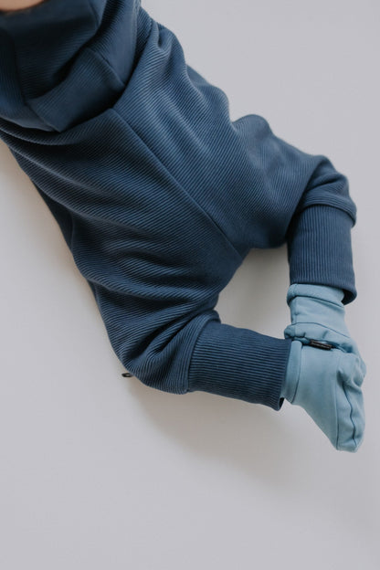 Merino wool baby romper MAJOR