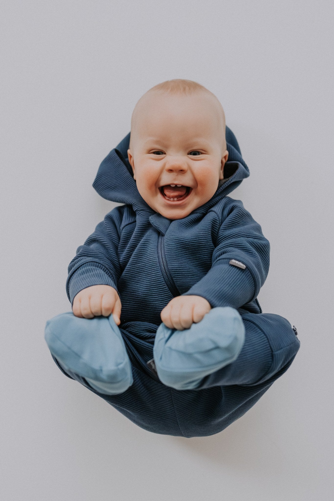 Merino wool baby romper MAJOR