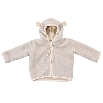 Baby/Kid Virgin Wool Jacket - Grey-1
