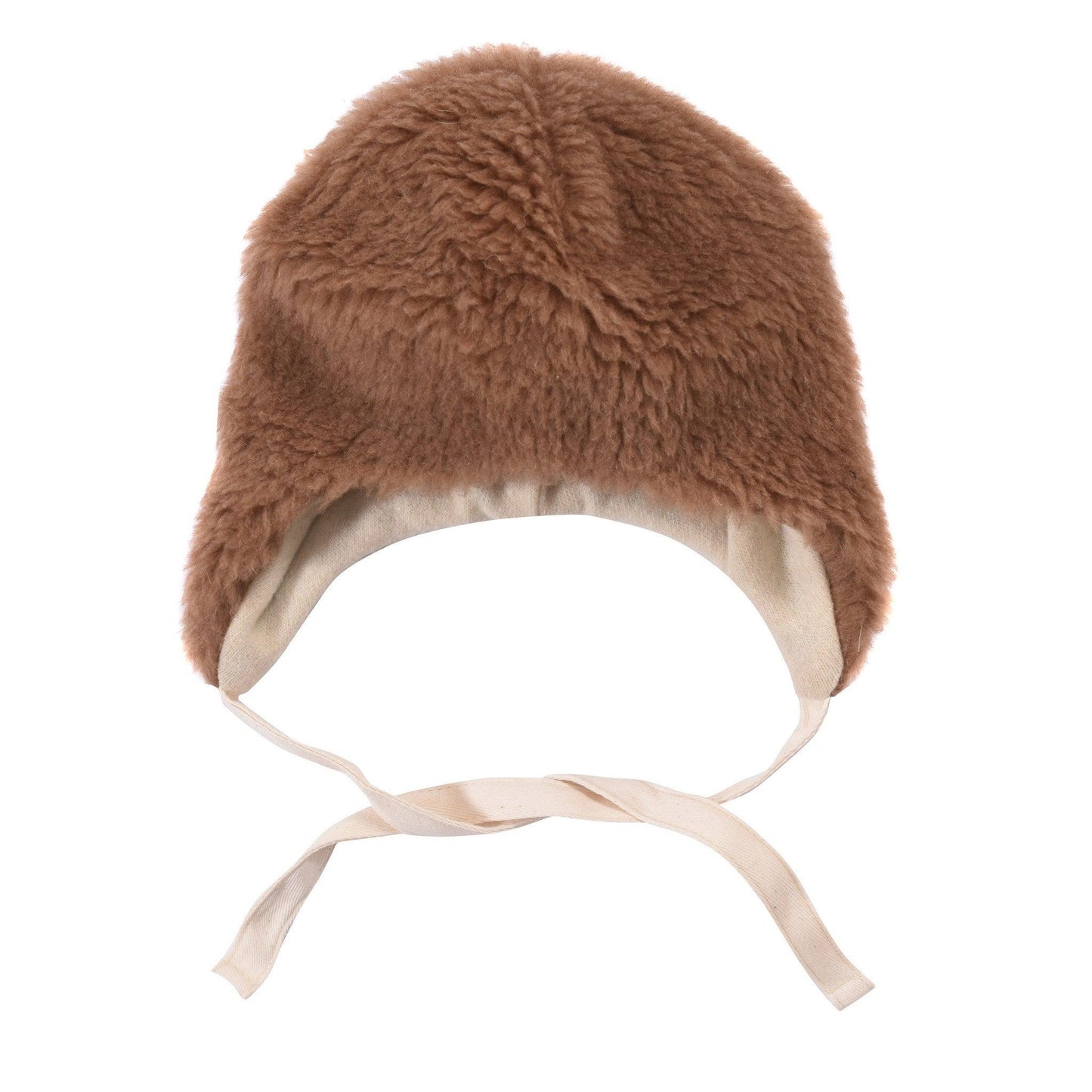 Brown Bear Woolen Baby Hat-2