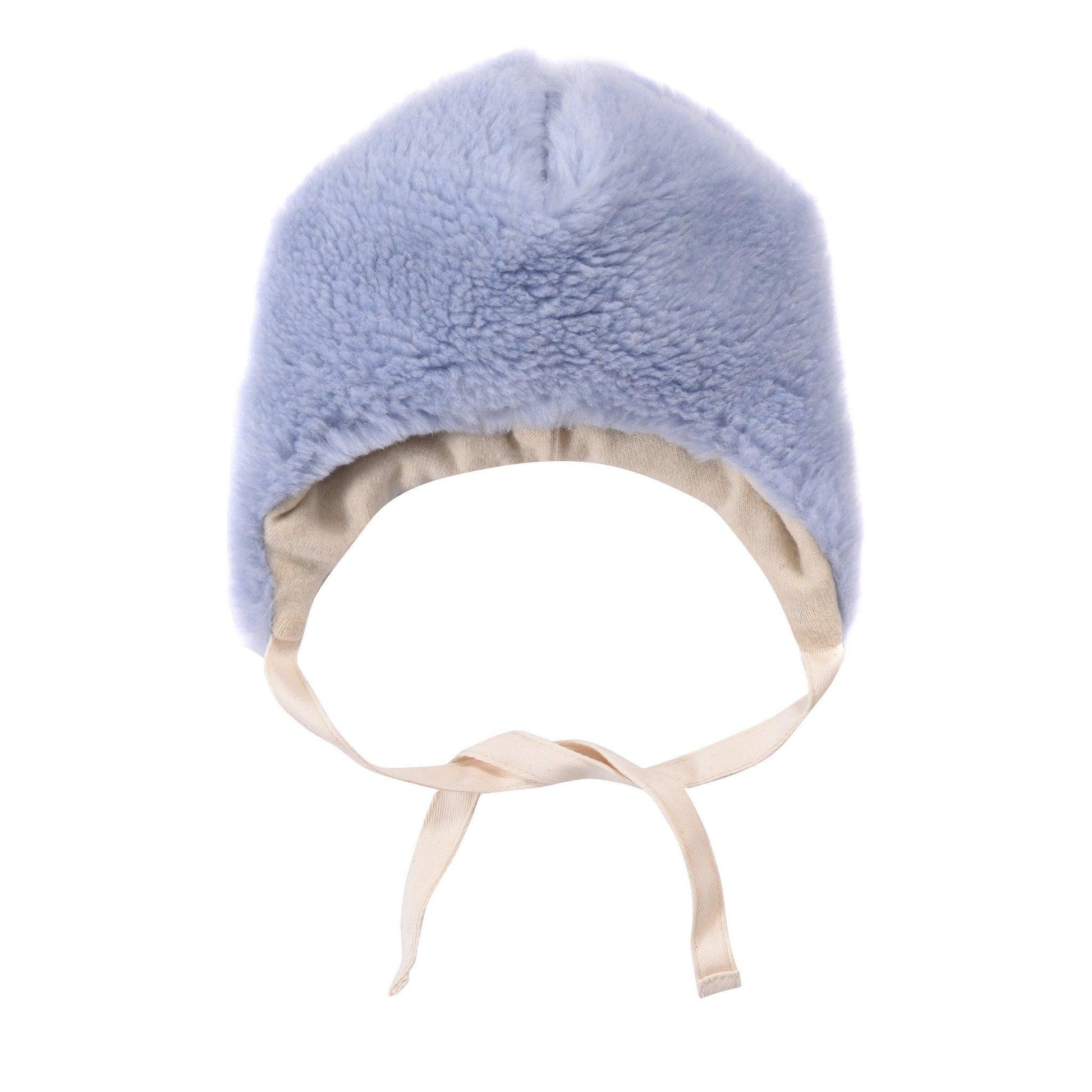 Blue Bear Woolen Baby Hat-1