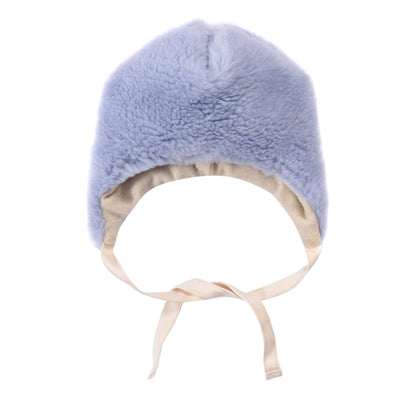 Blue Bear Woolen Baby Hat-1
