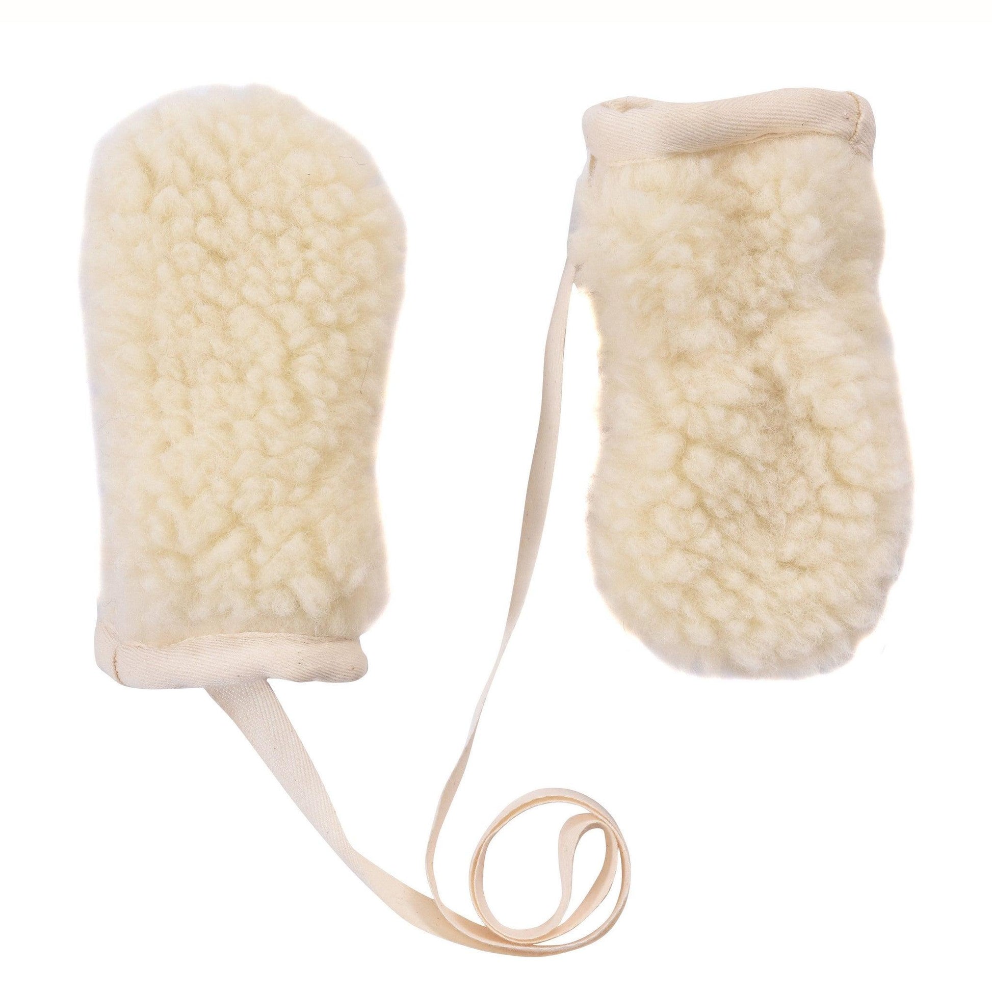 Polar Bear Woolen Baby Gloves-1
