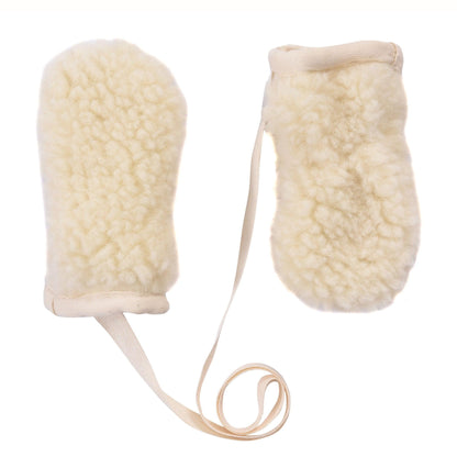 Polar Bear Woolen Baby Gloves-1