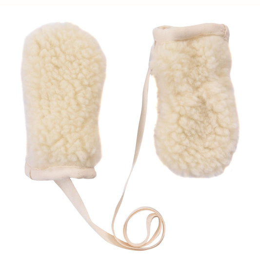 Polar Bear Woolen Baby Gloves-1