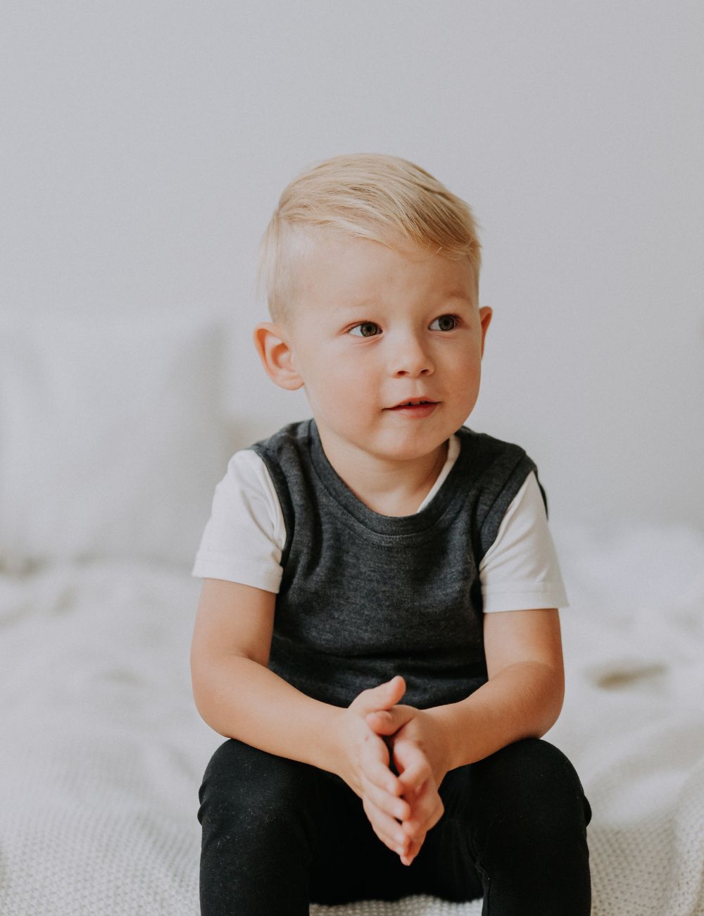 100% merino wool kids vest VILLE