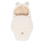 Baby Swaddle with Bear Ears – Bearly Cream