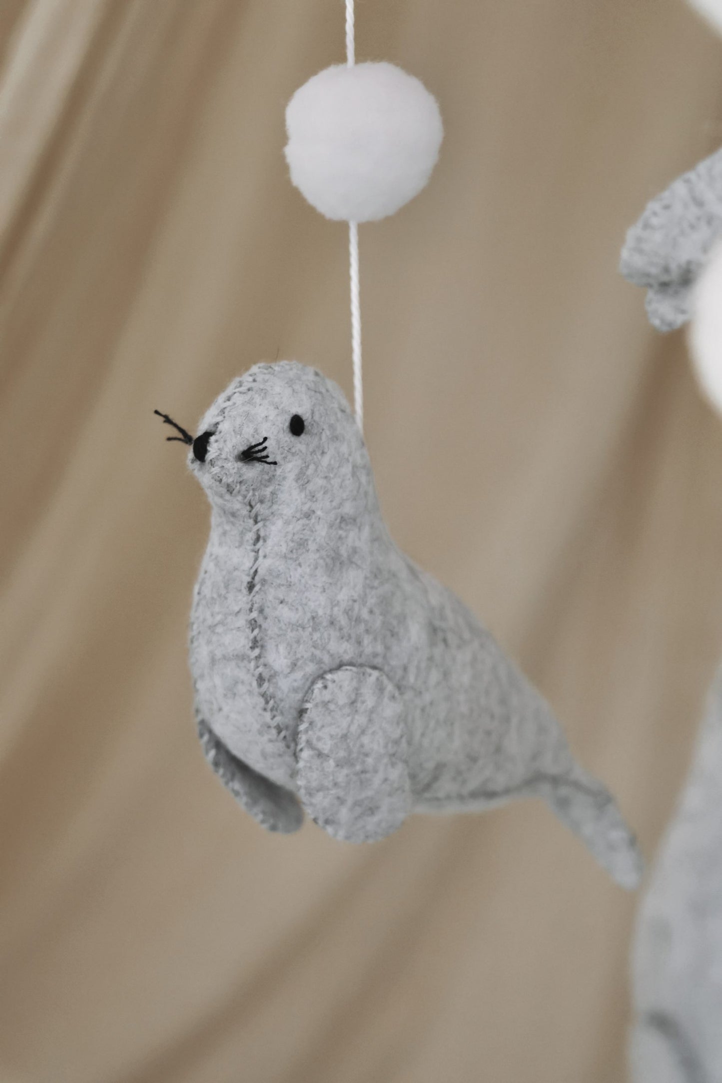Handmade baby mobile seals