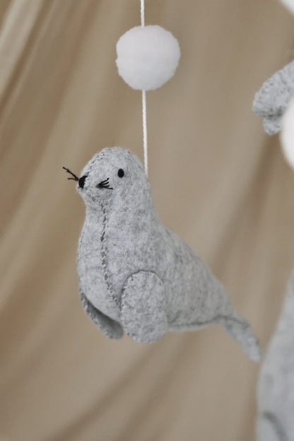 Handmade baby mobile seals