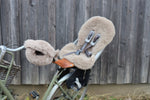 Greige Natural Sheepskin Car Seat / Stroller Liner-2
