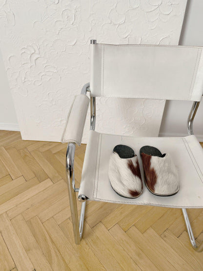 Adult Natural Goat skin Slippers-3