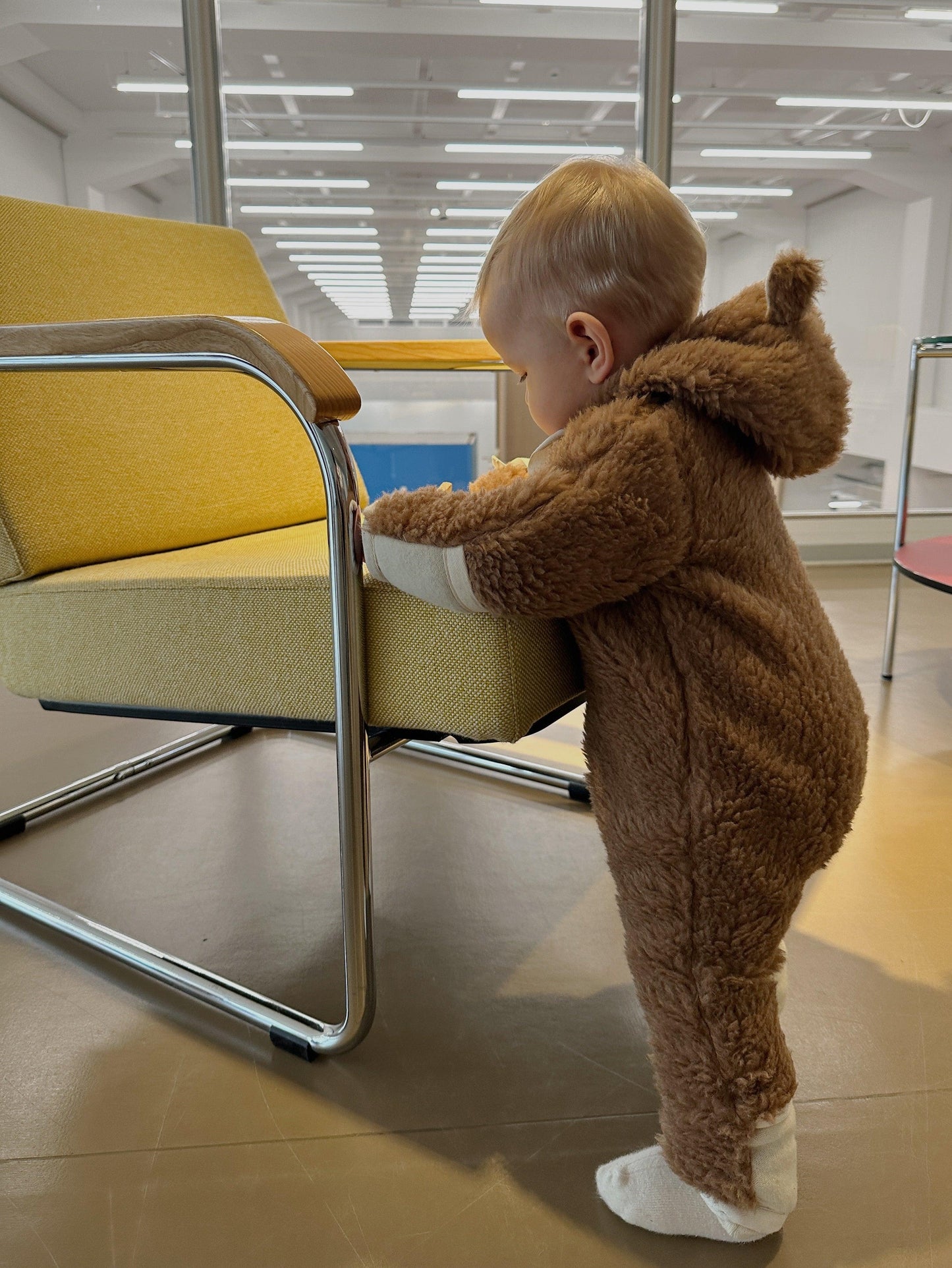 Baby/Kid Virgin Wool Overall - Brown-0