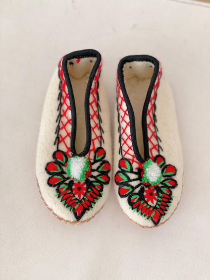 Baby Woolen Slippers (felt)-4