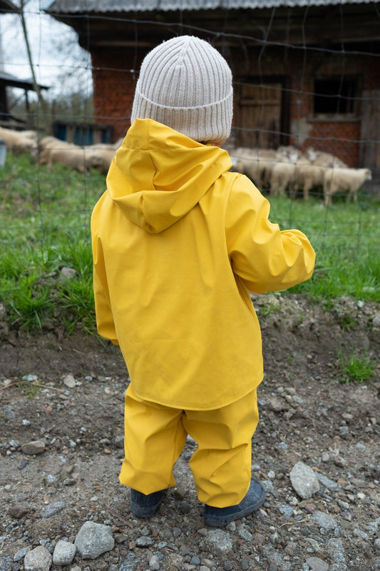 Waterproof Baby/Kid Clothing Set - Yellow-0