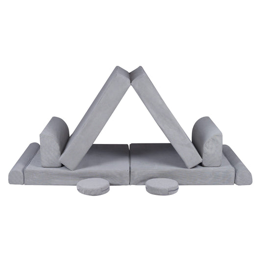 MeowBaby® Large Slimcord Premium Sofa - Gray