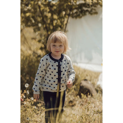 Organic Abby Heart Cardigan-0