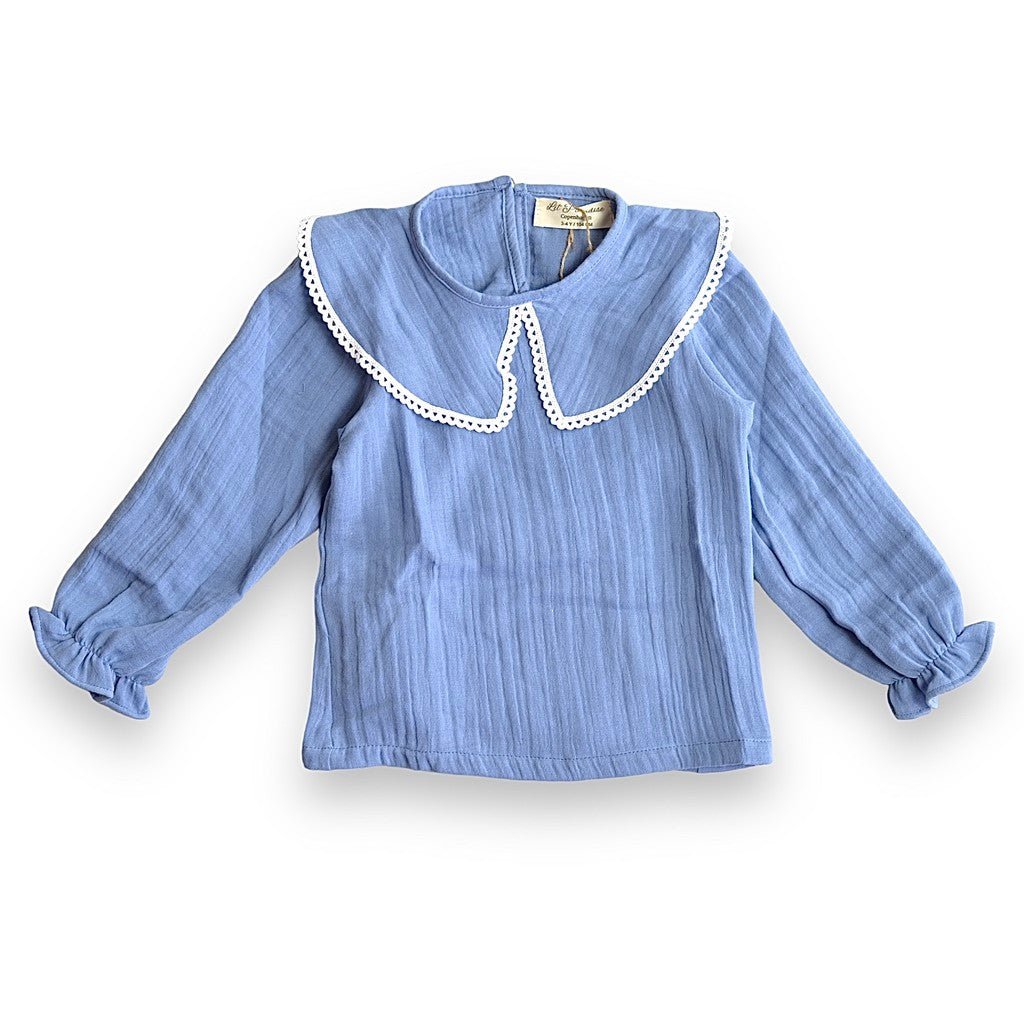 Organic Blue Sky Blouse-1