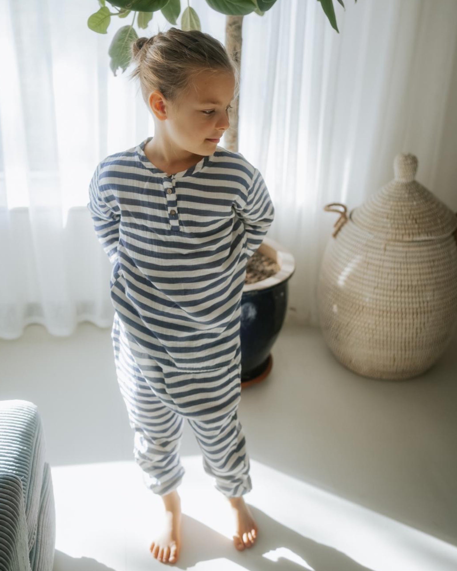 Organic Maritime Striped Shirt-3