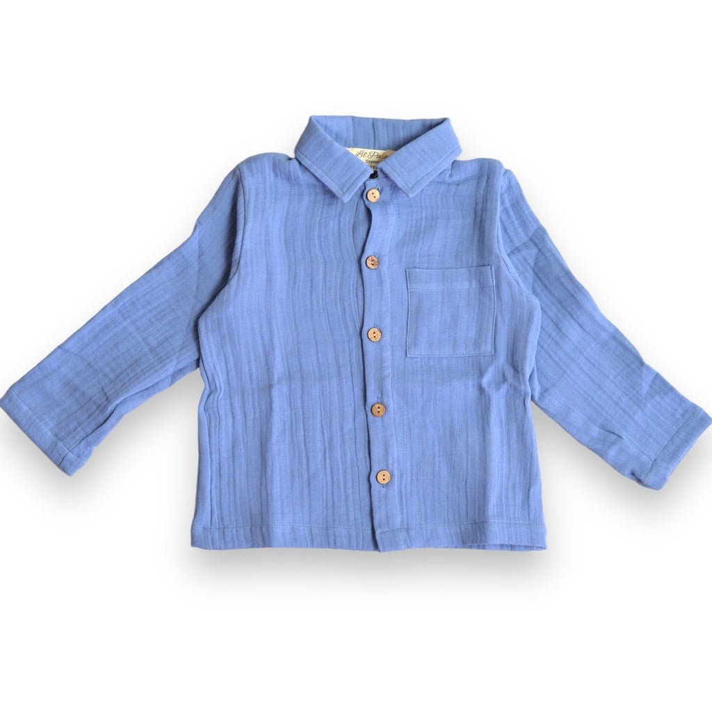 Organic Shadow Blue Shirt-1