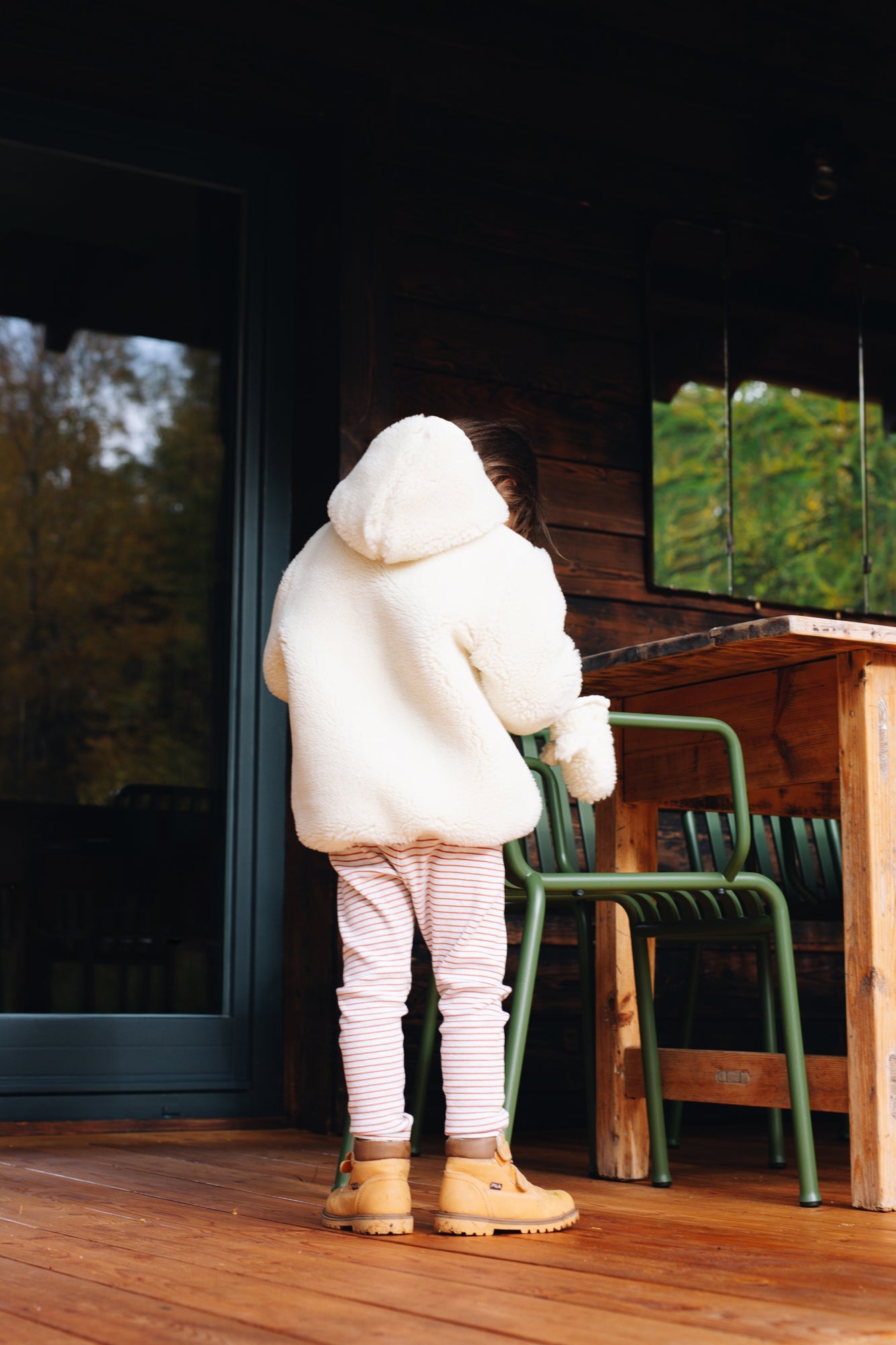 Polar Bear Woolen Baby Gloves-3