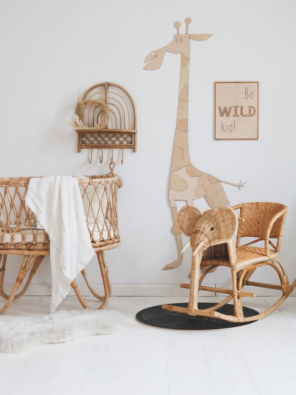 Safari Giraffe – Wooden Wall Decoration