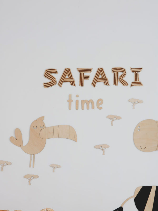 Safari Toucan – Wooden Wall Decoration