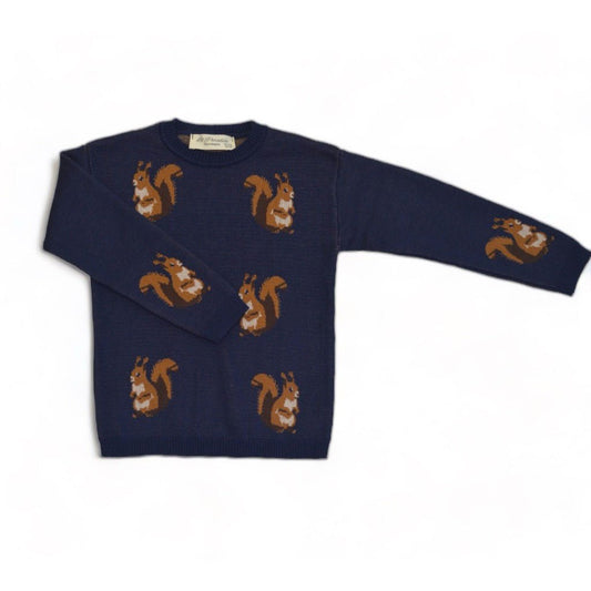 Squirrel knit sweater-1